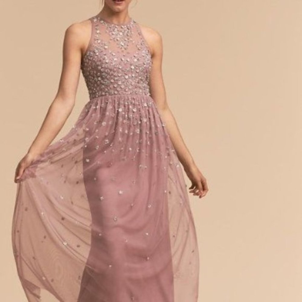 BHLDN Ginny Embellished Dress